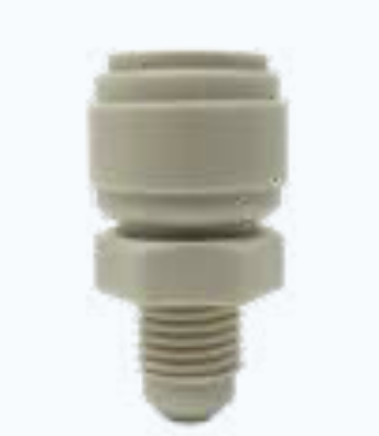 Overgang - 1/4" udvendigt MFL gevind - 3/8"